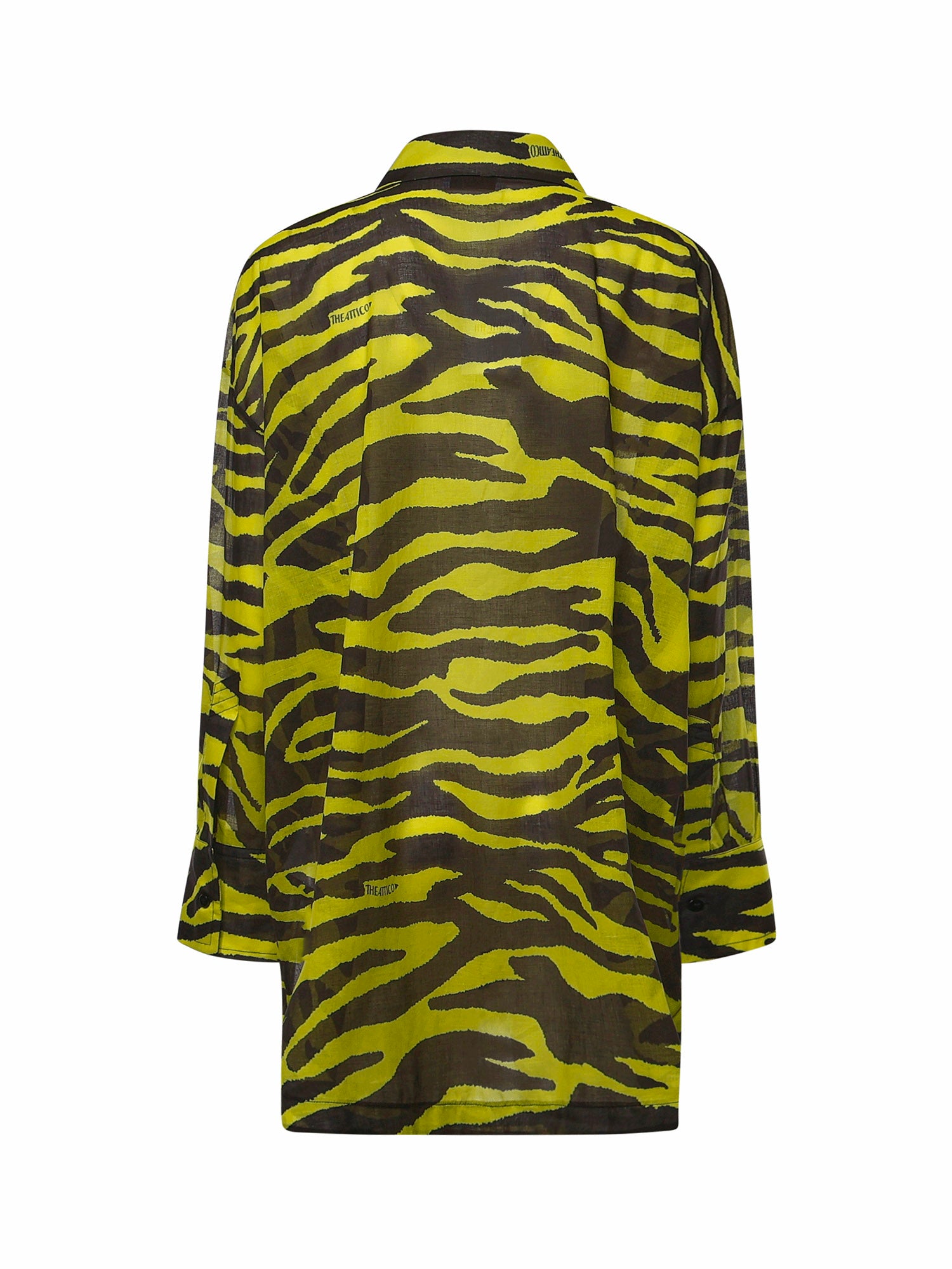 Camicie SHIRT BLACK/YELLOW 260WCH00015 CCC134PR 166 166 THE Attico