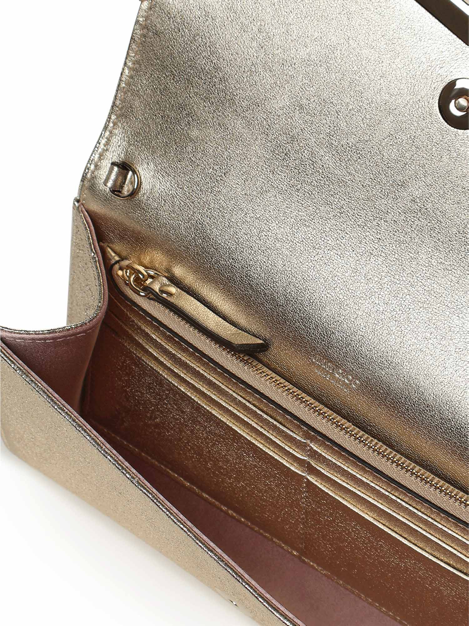 Borse EMMIE BRILLIANCE FABR PLATINUM ICE/LIPLATINUM ICE/LIGHT GOLD EMMIE DXB DXB JIMMY CHOO