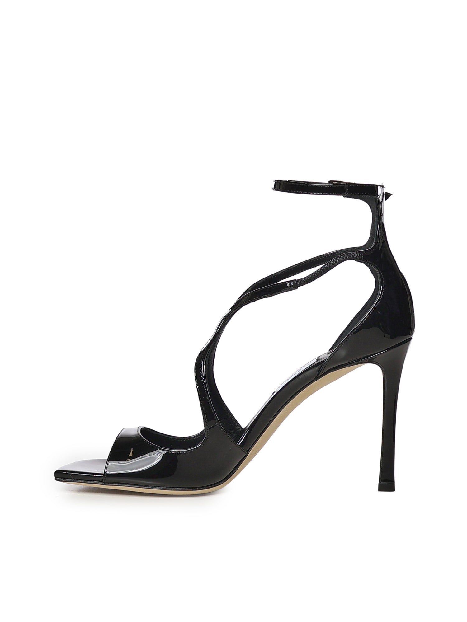 Calzature AZIA 95 PATENT LEATHER BLACKBLACK AZIA 95 PAT PAT JIMMY CHOO