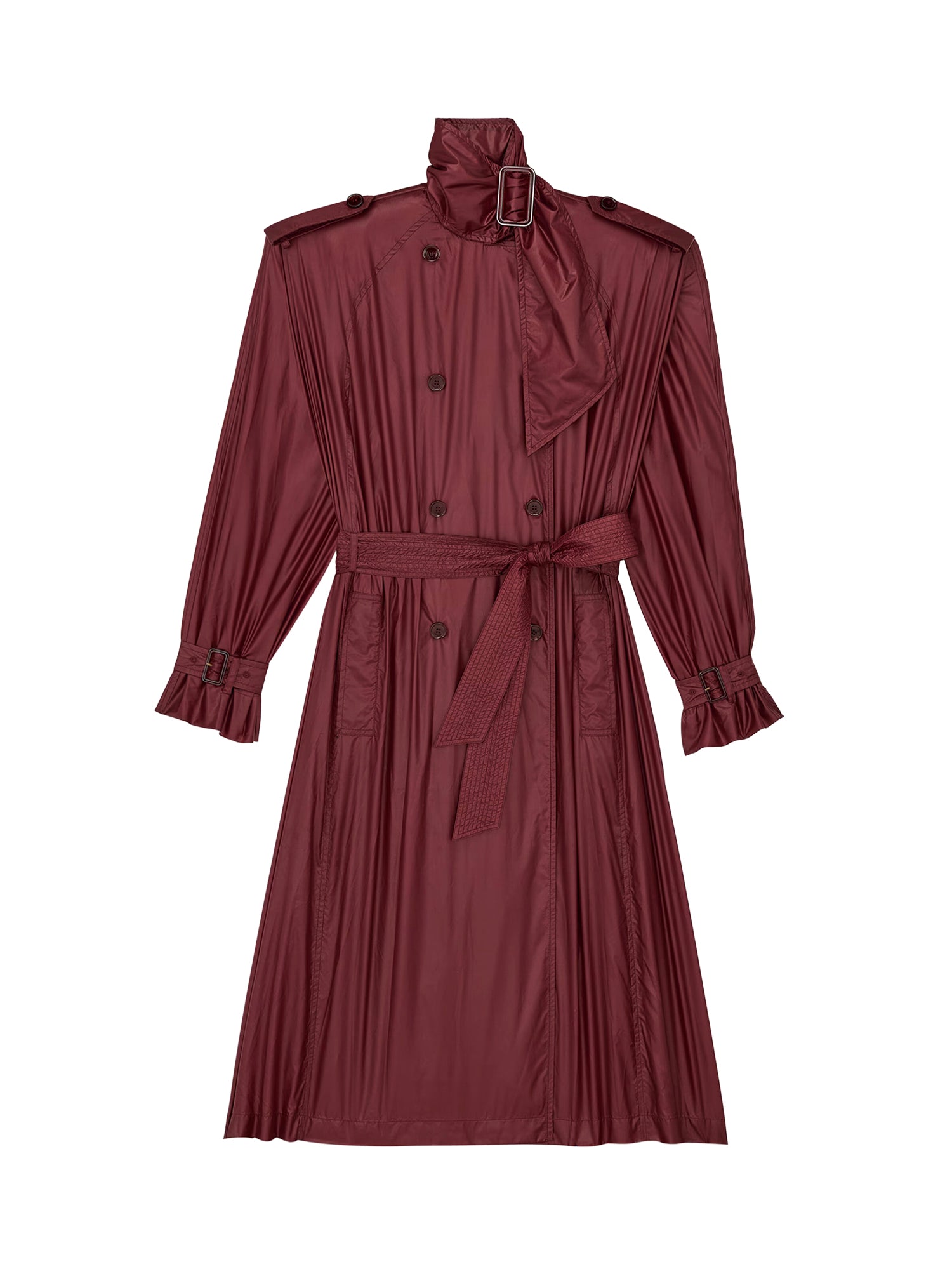 Trench TRENCH IN NYLON IMPERMEABILE 870862 YZ9GI 6005 6005 SAINT LAURENT