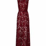 Abiti BURGUNDY GUIPURE LACE MIDI DRESS RS26 167MA BU BU SELF-PORTRAIT