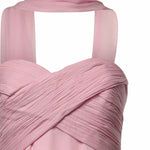 Abiti PINK GEORGETTE SCARF MAXI DRESS SS26 258X P P SELF-PORTRAIT