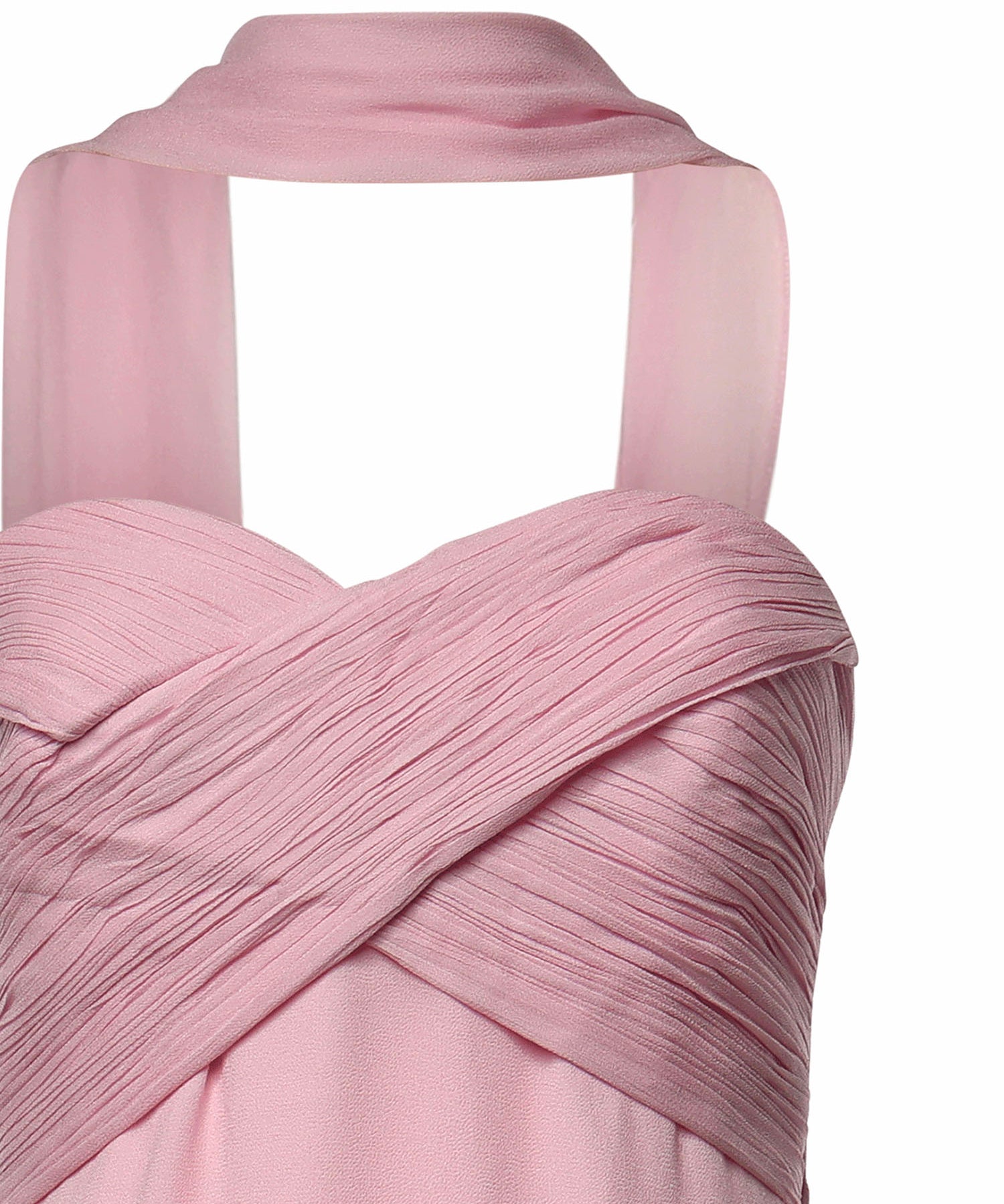 Abiti PINK GEORGETTE SCARF MAXI DRESS SS26 258X P P SELF-PORTRAIT