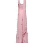 Abiti PINK GEORGETTE SCARF MAXI DRESS SS26 258X P P SELF-PORTRAIT