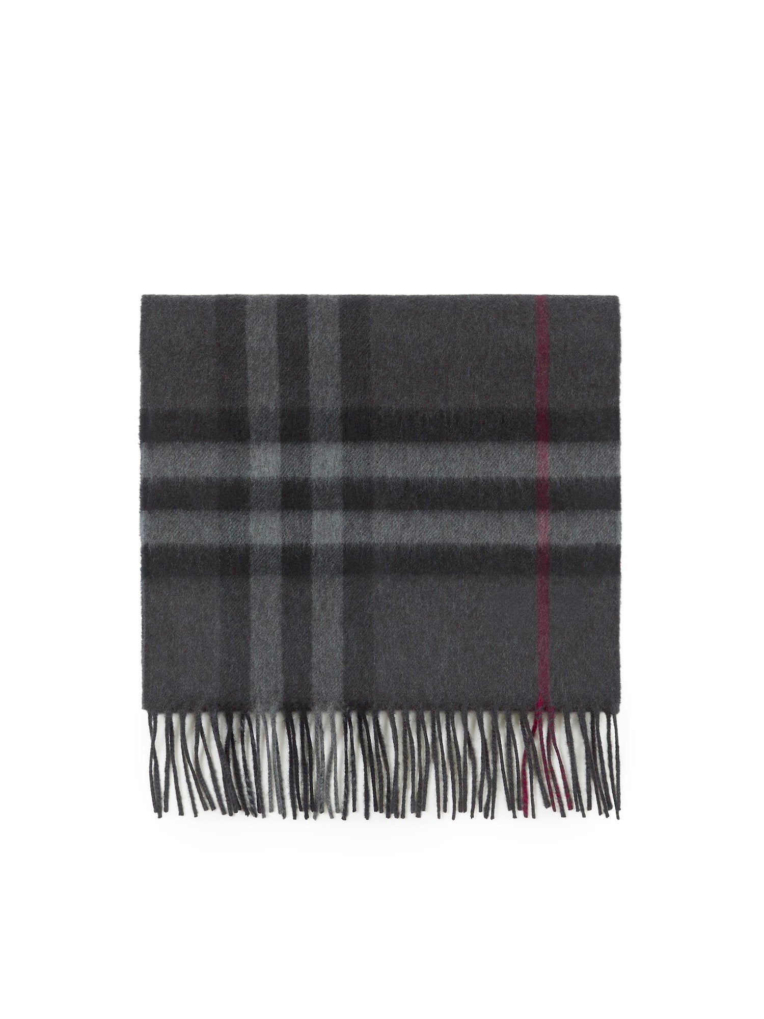 Sciarpe CASHMERE SCARVES CHARCOAL GREY 8077880 A1208 A1208 BURBERRY