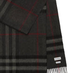 Sciarpe CASHMERE SCARVES CHARCOAL GREY 8077880 A1208 A1208 BURBERRY