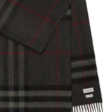Sciarpe CASHMERE SCARVES CHARCOAL GREY 8077880 A1208 A1208 BURBERRY