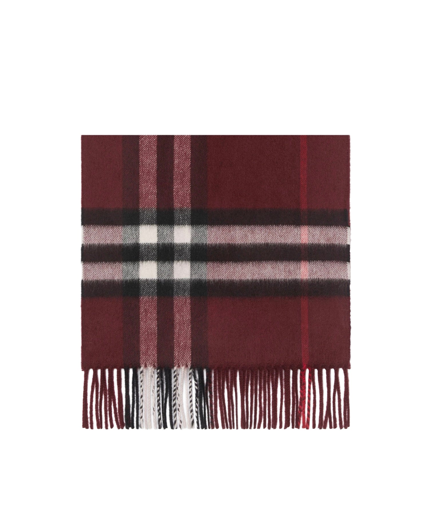 Sciarpe CASHMERE SCARVES OXBLOOD RED 8112639 A1308 A1308 BURBERRY