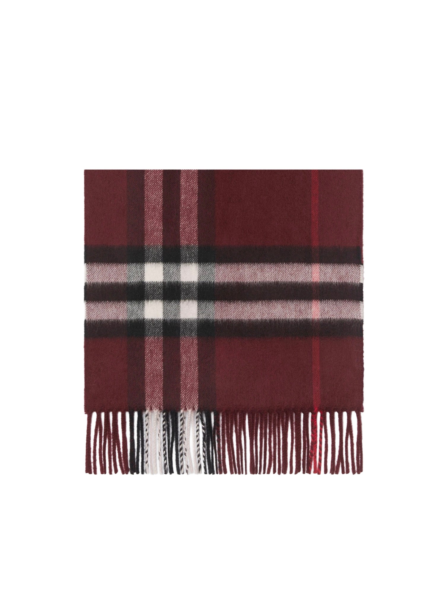 Sciarpe CASHMERE SCARVES OXBLOOD RED 8112639 A1308 A1308 BURBERRY