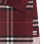Sciarpe CASHMERE SCARVES OXBLOOD RED 8112639 A1308 A1308 BURBERRY