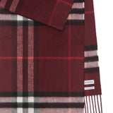 Sciarpe CASHMERE SCARVES OXBLOOD RED 8112639 A1308 A1308 BURBERRY