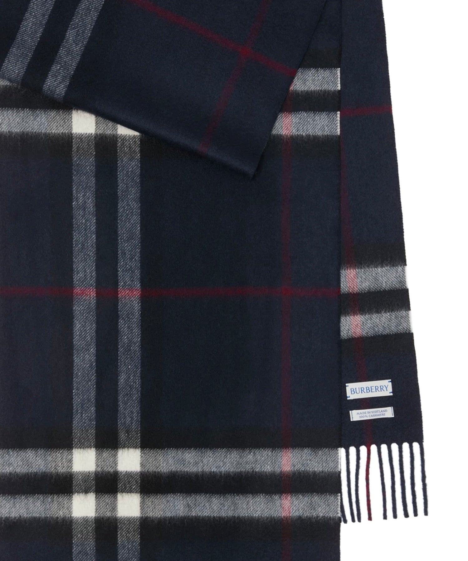 Sciarpe CASHMERE SCARVES INK BLUE 8112641 A1249 A1249 BURBERRY