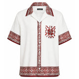 Camicie SHIRT MAIOLICA 5L RUBINO G5JH9T HI135 IP5DQ IP5DQ DOLCE & GABBANA