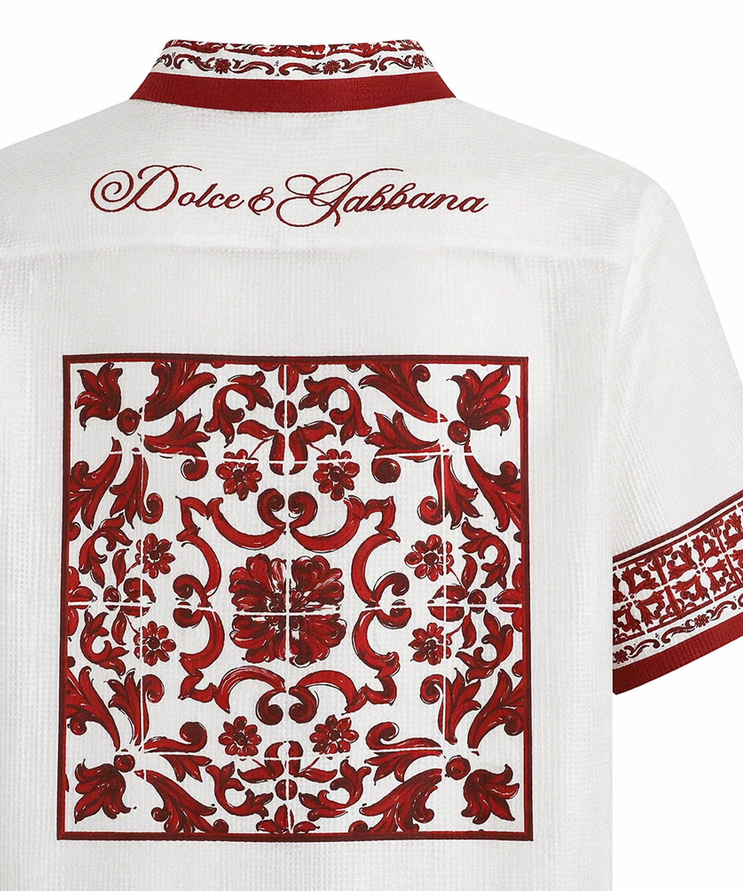Camicie SHIRT MAIOLICA 5L RUBINO G5JH9T HI135 IP5DQ IP5DQ DOLCE & GABBANA