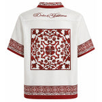 Camicie SHIRT MAIOLICA 5L RUBINO G5JH9T HI135 IP5DQ IP5DQ DOLCE & GABBANA