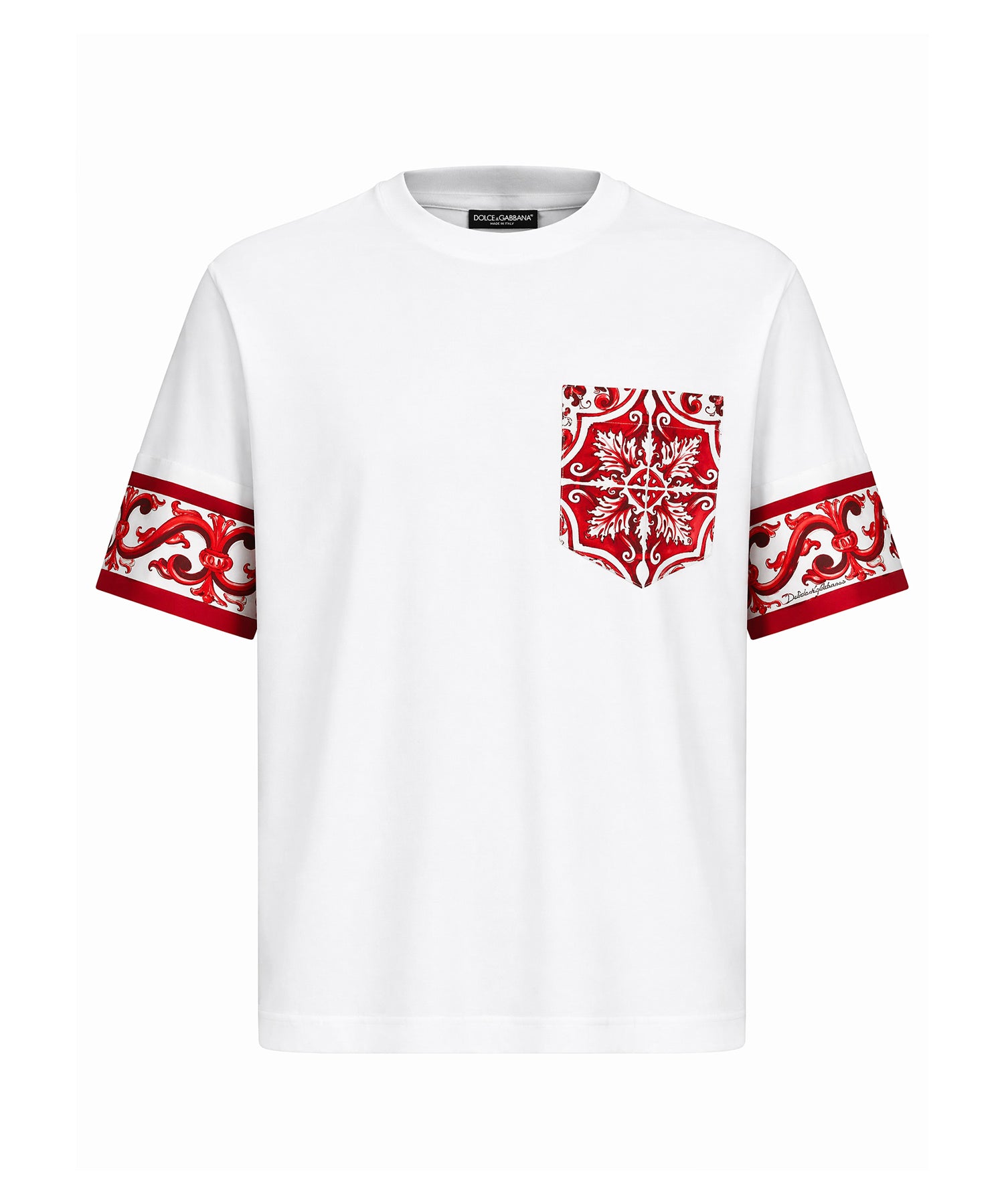 T-shirt T-SHIRT MAIOLICA 2L RUBINO G8SB2T G7P5H I15DQ I15DQ DOLCE & GABBANA
