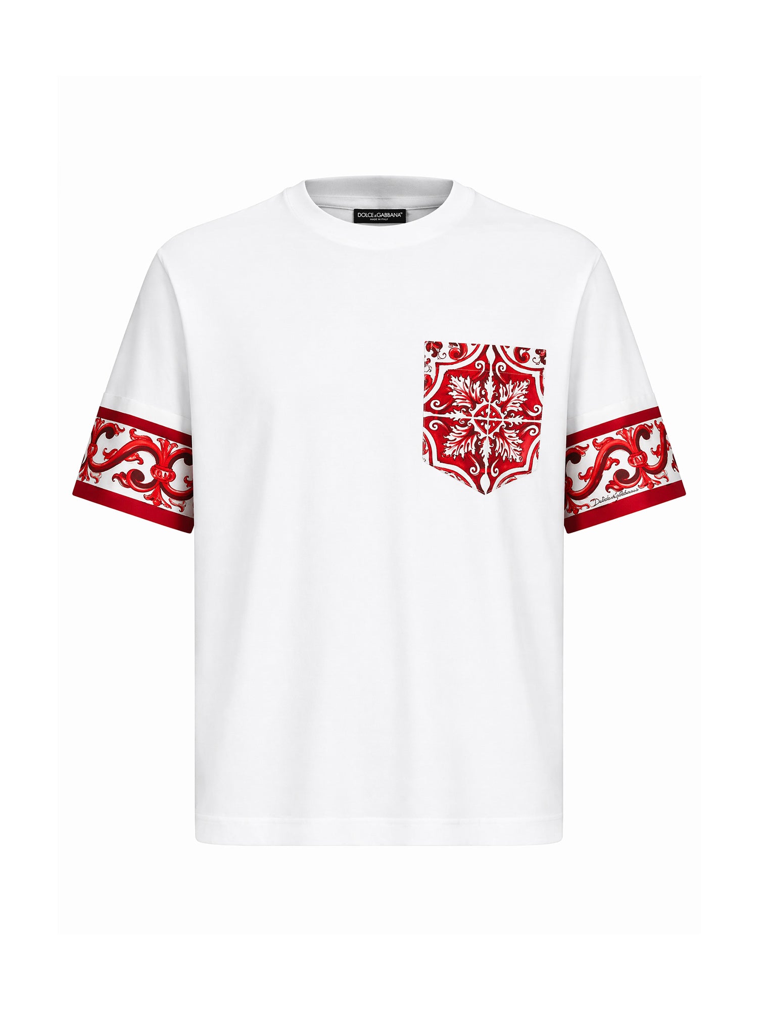 T-shirt T-SHIRT MAIOLICA 2L RUBINO G8SB2T G7P5H I15DQ I15DQ DOLCE & GABBANA