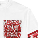 T-shirt T-SHIRT MAIOLICA 2L RUBINO G8SB2T G7P5H I15DQ I15DQ DOLCE & GABBANA