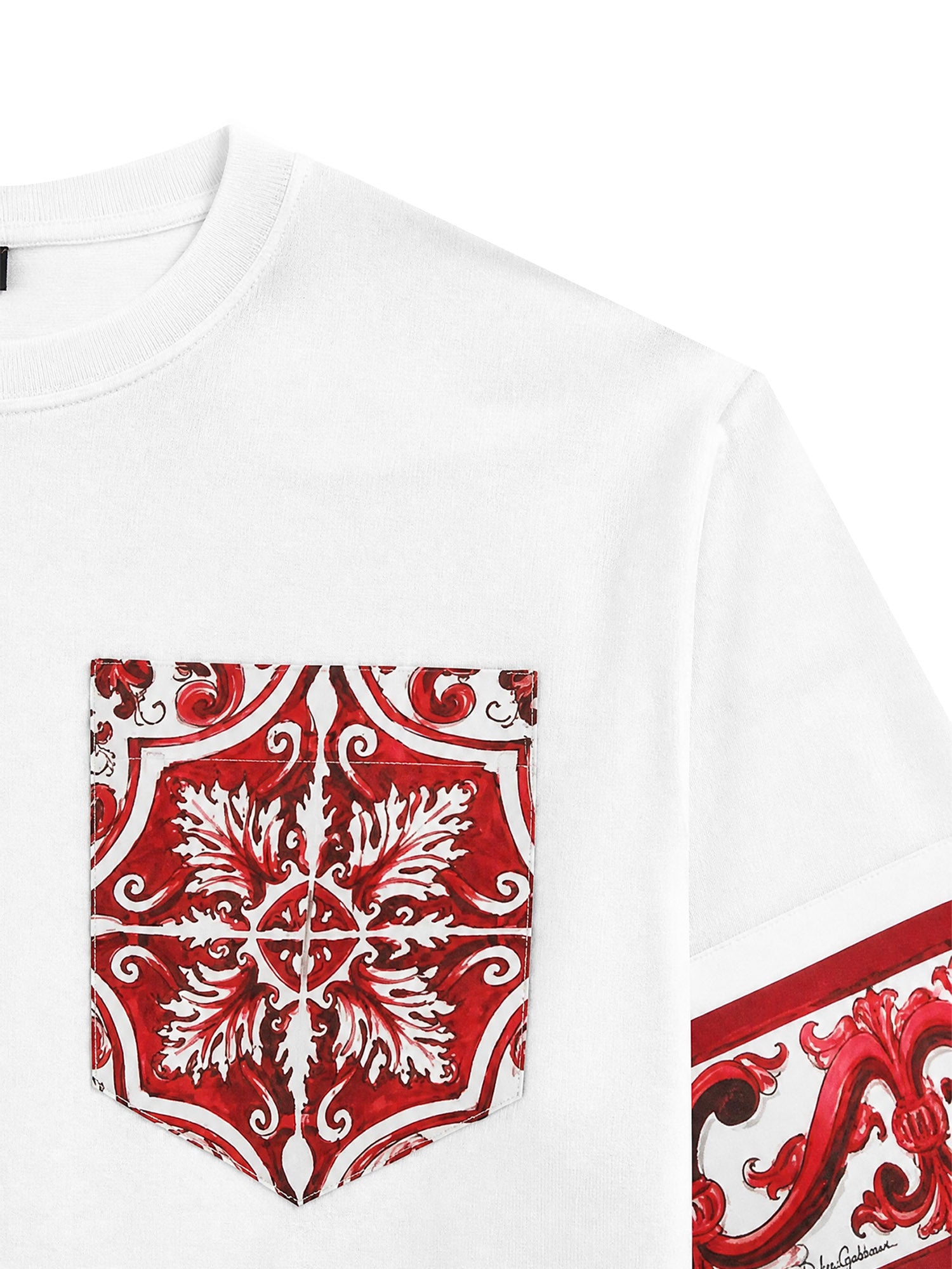 T-shirt T-SHIRT MAIOLICA 2L RUBINO G8SB2T G7P5H I15DQ I15DQ DOLCE & GABBANA