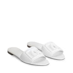 Sandali FLAT SLIDES BIANCO CQ0436 AY329 80001 80001 DOLCE & GABBANA