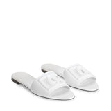 Sandali FLAT SLIDES BIANCO CQ0436 AY329 80001 80001 DOLCE & GABBANA