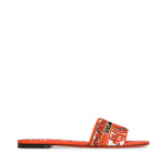Sandali FLAT SLIDES MULTICOLOR/ORANGE CQ0571 AV804 8W801 8W801 DOLCE & GABBANA
