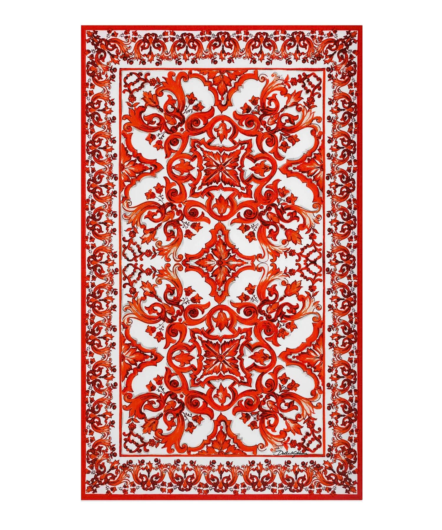 Parei BEACH TOWEL MAIOLICA 1 ORANGE O5A03J ONN82 ID3TN ID3TN DOLCE & GABBANA