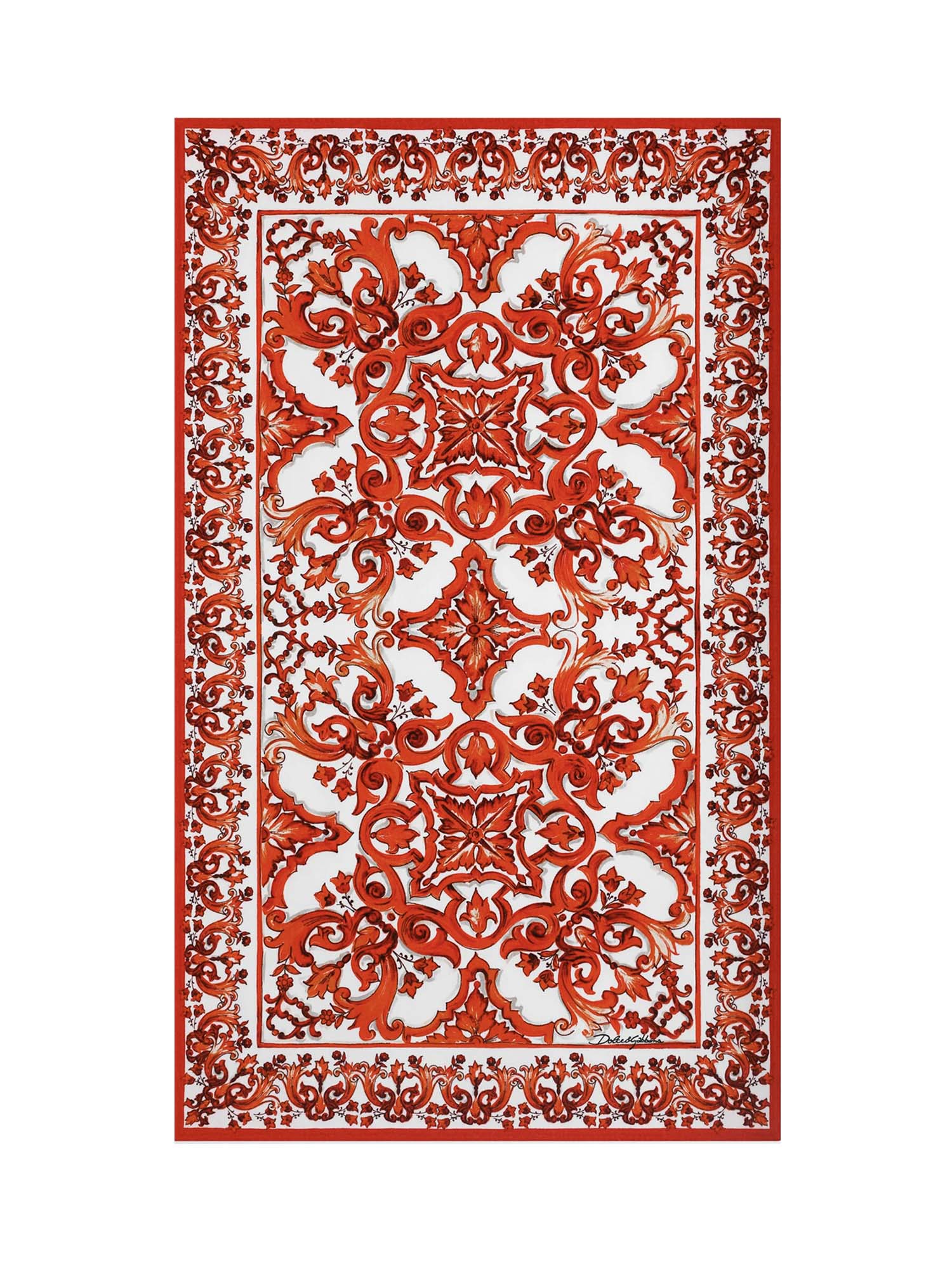 Parei BEACH TOWEL MAIOLICA 1 ORANGE O5A03J ONN82 ID3TN ID3TN DOLCE & GABBANA