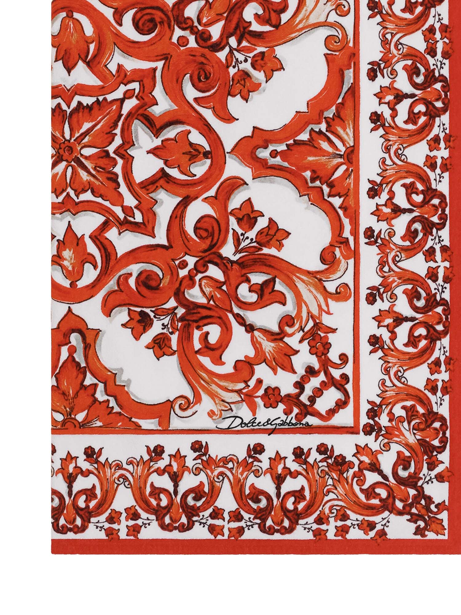 Parei BEACH TOWEL MAIOLICA 1 ORANGE O5A03J ONN82 ID3TN ID3TN DOLCE & GABBANA