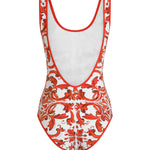 Costumi Da Bagno OLYMPIC ONE PIECE MAIOLICA 4L ARANCION O9A46J ONO19 IE5DQ IE5DQ DOLCE & GABBANA