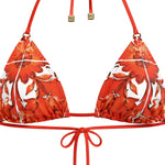 Costumi Da Bagno SLIDING TRIANG+TANGA MAIOLICA 7 ORANGE O8A23J ONO19 IX3TN IX3TN DOLCE & GABBANA