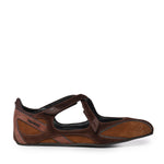 Ballerine 'FLOOR01' BALLERINA FLAT BROWN SHADES 261WSH00871 LBT040AA 773 773 THE Attico