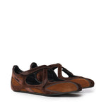 Ballerine 'FLOOR01' BALLERINA FLAT BROWN SHADES 261WSH00871 LBT040AA 773 773 THE Attico