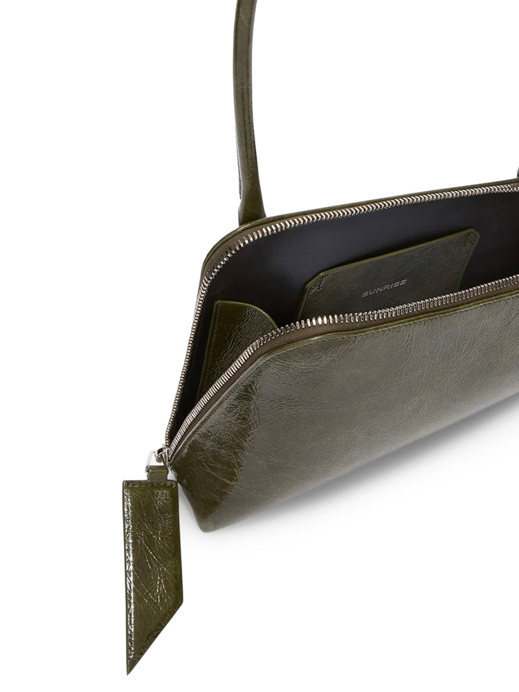 Borse 'SUNRISE' SHOULDER BAG OLIVE BROWN 261WAH00042 LBT030AA 855 855 THE Attico