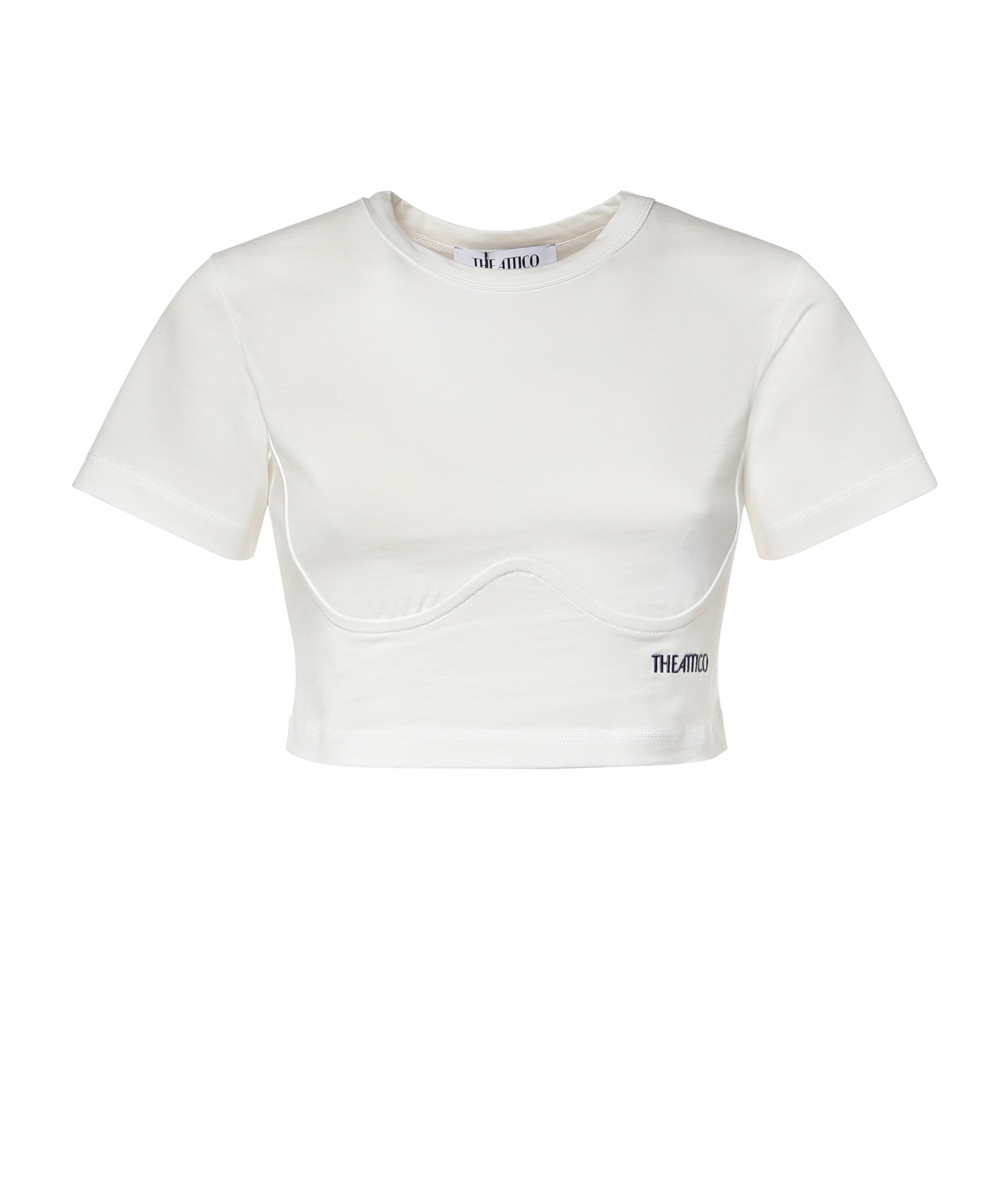 T-shirt T-SHIRT WHITE 261WCT00364 JJJ025AA 001 001 THE Attico