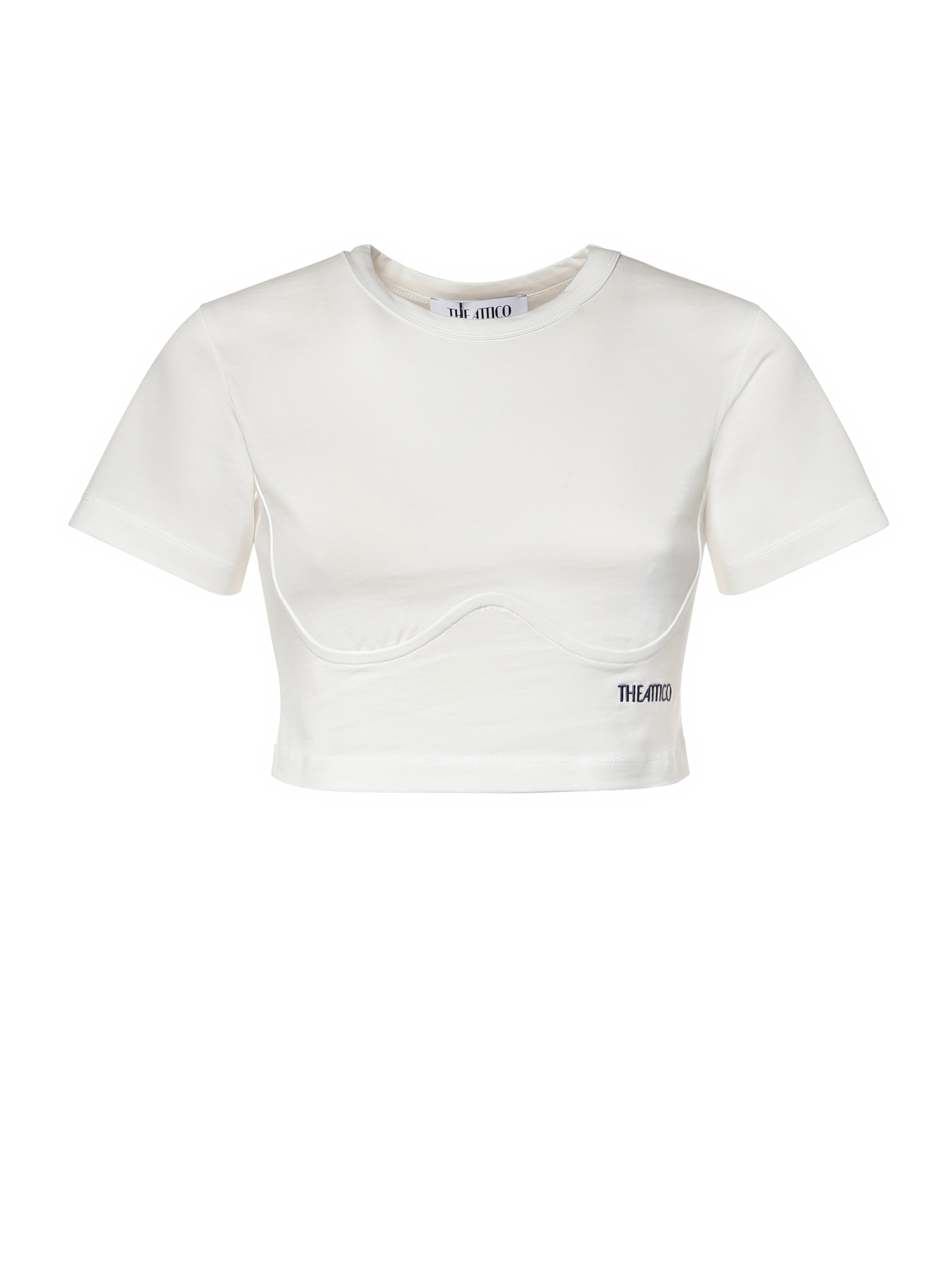 T-shirt T-SHIRT WHITE 261WCT00364 JJJ025AA 001 001 THE Attico