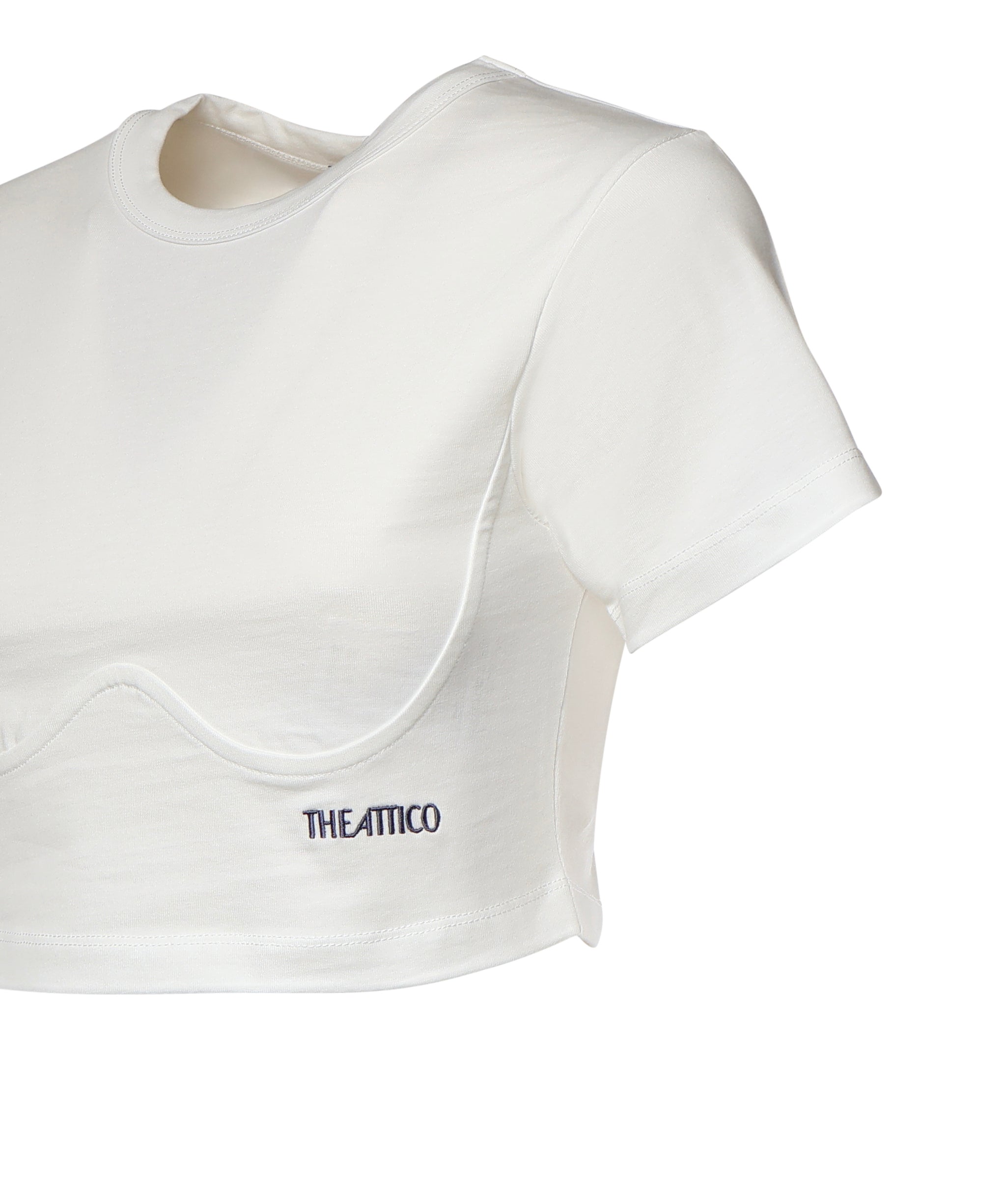 T-shirt T-SHIRT WHITE 261WCT00364 JJJ025AA 001 001 THE Attico