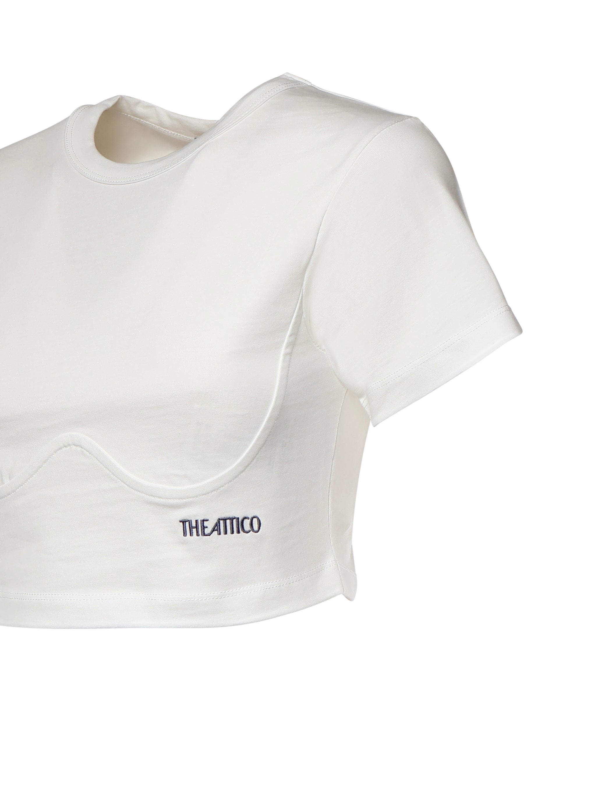 T-shirt T-SHIRT WHITE 261WCT00364 JJJ025AA 001 001 THE Attico