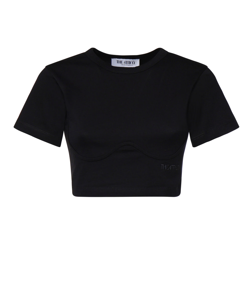 T-shirt T-SHIRT BLACK 261WCT00364 JJJ025AA 100 100 THE Attico