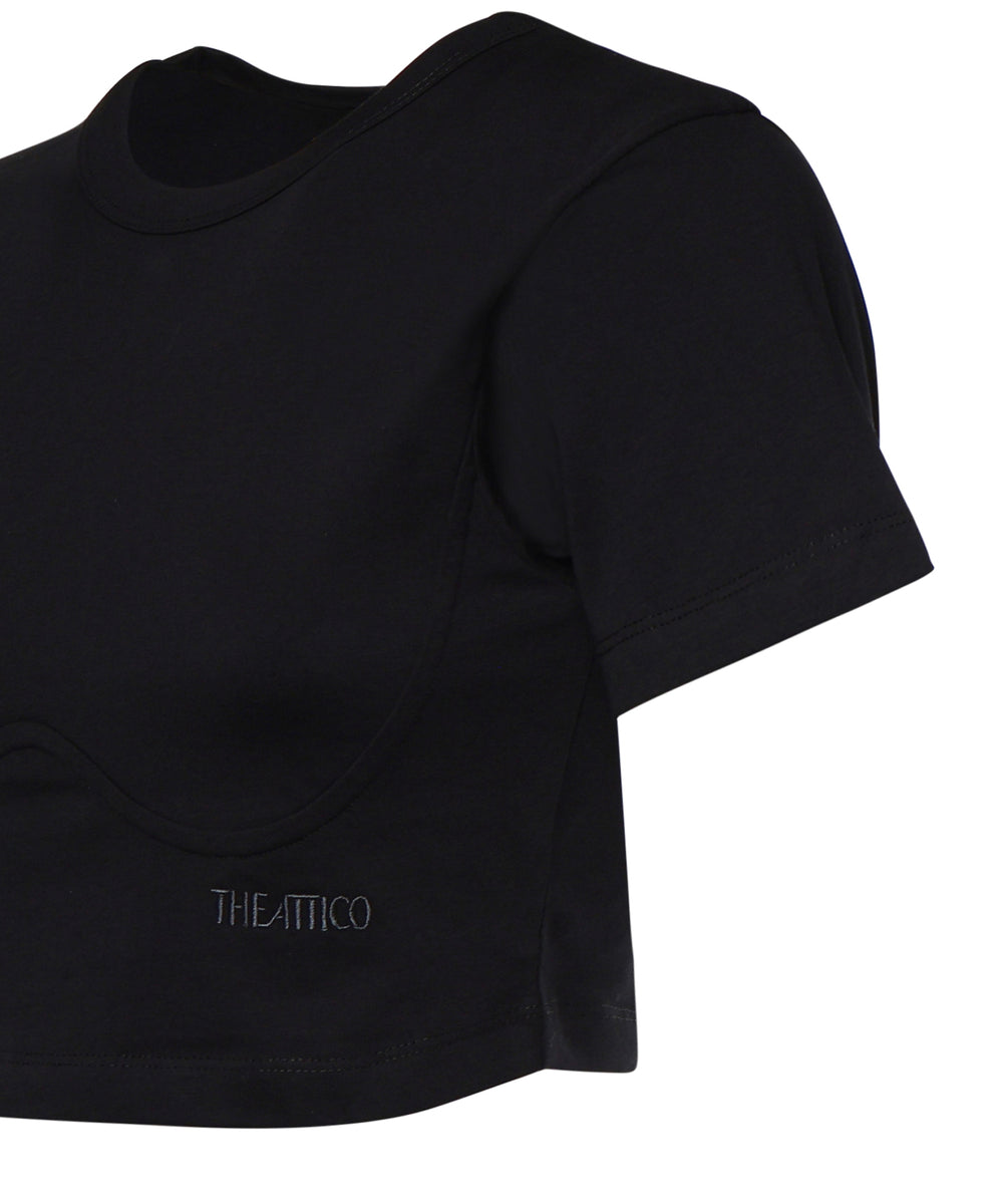 T-shirt T-SHIRT BLACK 261WCT00364 JJJ025AA 100 100 THE Attico