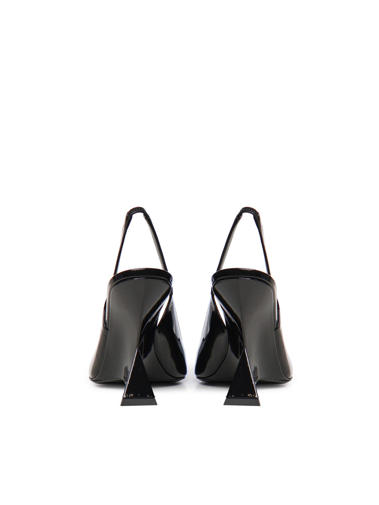 Decollete 'CHEOPE' SLINGBACK 105MM BLACK 250WSH00779 LBT002AA 100 100 THE Attico