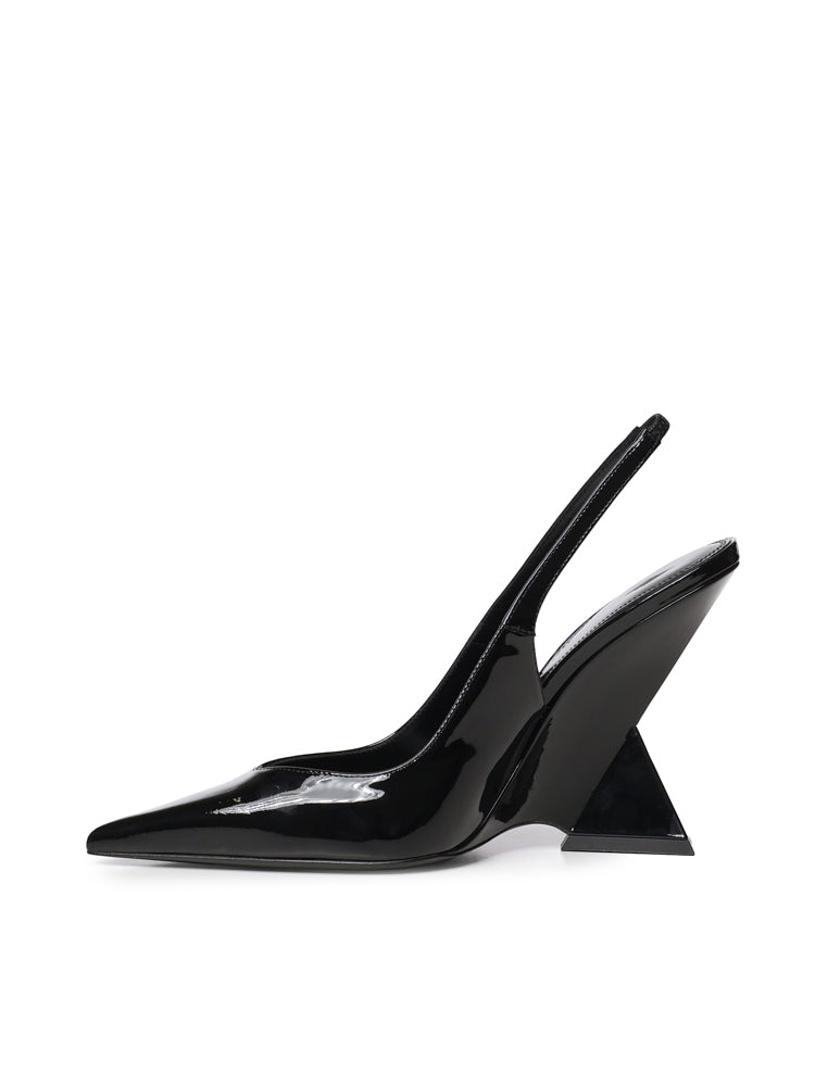 Decollete 'CHEOPE' SLINGBACK 105MM BLACK 250WSH00779 LBT002AA 100 100 THE Attico
