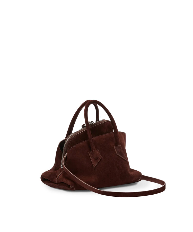 Borse 'LA PASSEGGIATA MINI' TOP HANDLE LIGHT CHOCOLATE 260WAH00063 LBT007AA 850 850 THE Attico