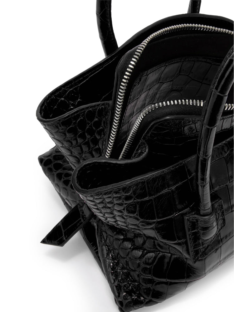 Borse 'LA PASSEGGIATA MINI' TOP HANDLE BLACK 260WAH00063 LBT155PR 100 100 THE Attico