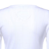 Top  COMPACT POINTELLE RIB JERSEY LS BUTTON TOP BRIGHT WHITE A1040448 151 151 GANNI