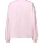 T-shirt BASIC COTTON JERSEY LONGSLEEVE CRAB CHALK PINK A1050242 868 868 GANNI