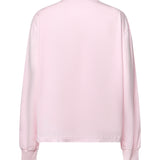 T-shirt BASIC COTTON JERSEY LONGSLEEVE CRAB CHALK PINK A1050242 868 868 GANNI