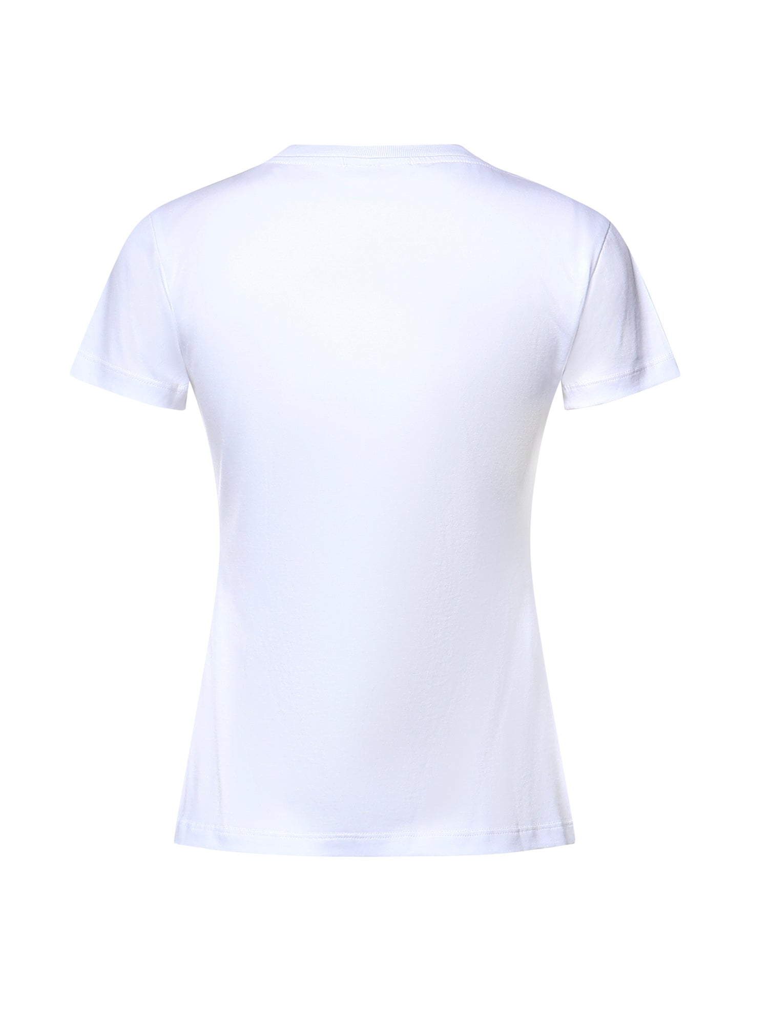 T-shirt BASIC COTTON JERSEY BABY FIT TIGER BRIGHT WHITE A1050258 151 151 GANNI