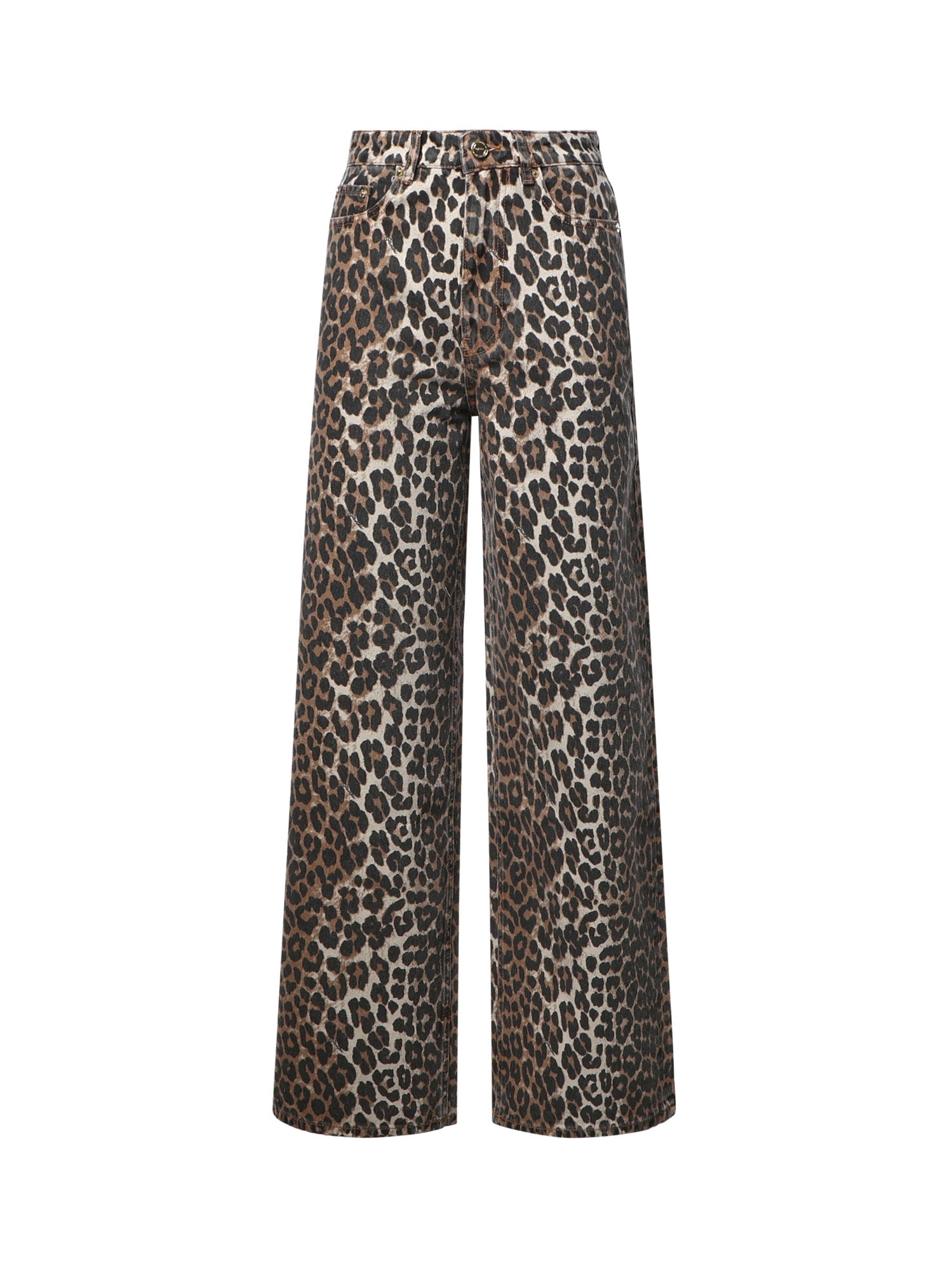 Jeans ESSENTIALS PRINT DENIM LARI ALMOND MILK A1100087 859 859 GANNI