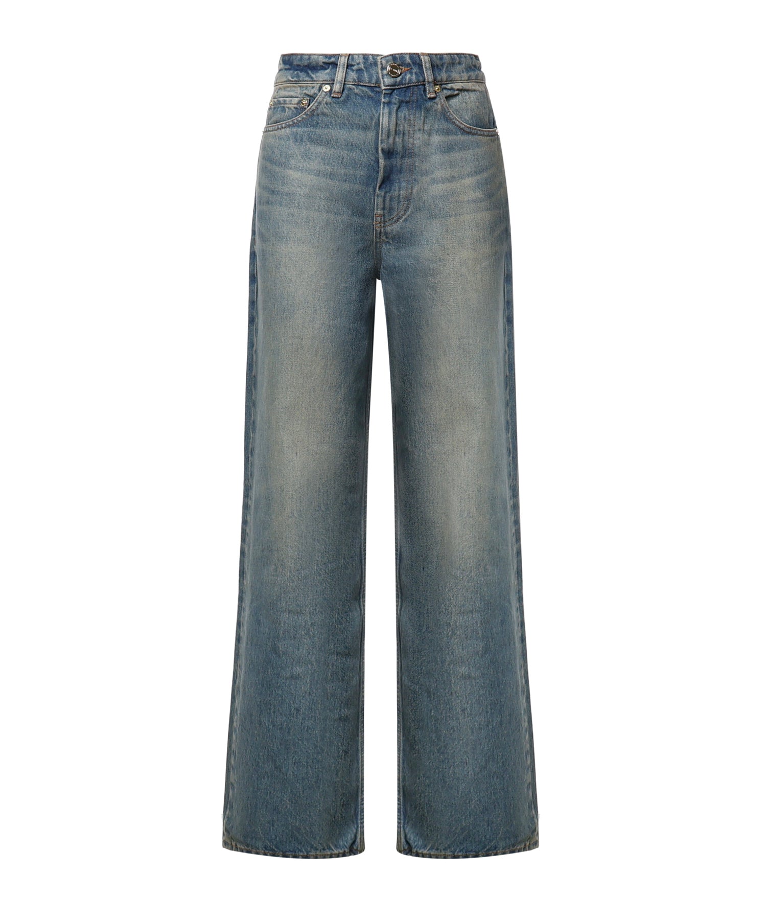 Jeans ESSENTIALS TINT RIGID DENIM IZEY MID BLUE VINTAGE A1100095 567 567 GANNI